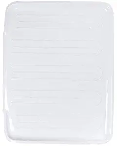 Rubbermaid 1182MAWHT Large White Drain-Away Tray