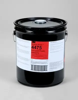 3M(TM) Industrial Plastic Adhesive 4475 Clear, 5 Gallon, 1 per case