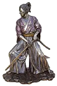 8.5 Inch Samurai in Combat Statue Japanese Japan Figurine Decor Sculpture