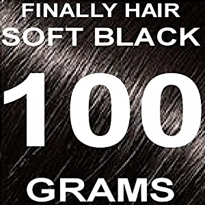 Finally Hair Fiber Refill 100 Grams Soft Black Hair Loss Concealing by Finally Hair (Soft Black)