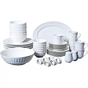 Gibson Home Regalia 46-Piece Dinnerware and Serveware Set