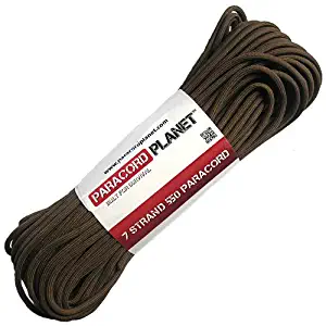 PARACORD PLANET Mil-Spec Commercial Grade 550lb Type III Nylon Paracord Solid Colors