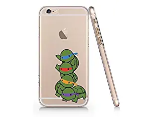 Ninja Turtle Slim Transparent Iphone 6 PLUS 6s PLUS Case, Clear Iphone Hard Cover Case For Apple Iphone 6 PLUS 6s PLUS Emerishop (VAE131.6plsl)