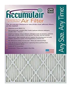 Accumulair Diamond 24x36x1 (Actual Size) MERV 13 Air Filter/Furnace Filters (6 Pack)