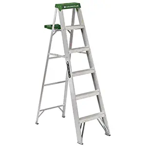 Louisville Ladder 6-Foot Aluminum Step Ladder, 225-Pound Capacity, AS4006