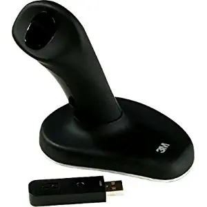 3M Ergonomic Wireless Mouse LARGE - USB - Black EM550GPL