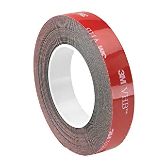 3M VHB Tape 5915 Permanent Bonding Tape Roll - 1in. x 15ft.  Conformable Black Tape with Acrylic Adhesive, UV Resistant