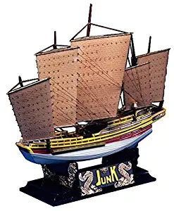 Aoshima Historical Sailing Ships No.5 Chinese Junk 1350 Model Kit(Japan Import)