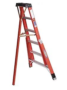 Werner FTP6206 300-Pound Duty Rating Fiberglass Tripod Ladder, 6-Foot by Werner
