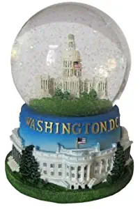 President Souvenirs US Capitol Musical Snow Globe