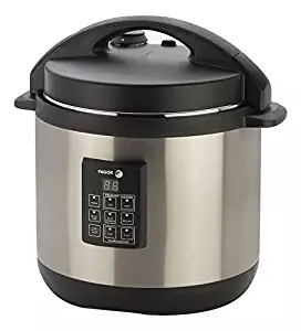 Fagor 3-in-1 6-Quart Multi-Use Pressure Cooker, Slow Cooker and Rice Cooker, Stainless-Steel - 670040230