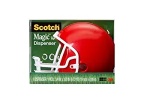 Scotch® Magic Tape Dispenser - Red Football Helmet