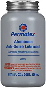 Permatex 80078 Anti-Seize Lubricant with Brush Top Bottle, 8 oz.