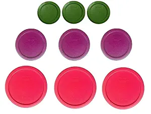 Pyrex Replacement Lids for 18-piece set (7 cup, 4 cup & 2 cup) Lids Only