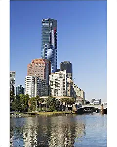 robertharding 10x8 Print of Eureka Tower and Yarra River, Melbourne, Victoria, Australia, Pacific (12076651)