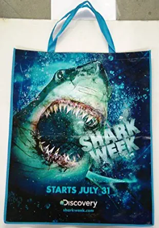 Shark Week! Discovery Channel San Diego Comic Con 2011 Bag Approx. 23 x 27.5