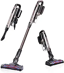 Cordless Vacuum, 17000 PA Stick Vacuum Cleaner, 2 in 1 Lightweight Rechargeable Cordless Stick Vacuum and Handheld Vacuum with Wall Mount for Home Carpet Hardwood Floor Pet Hair