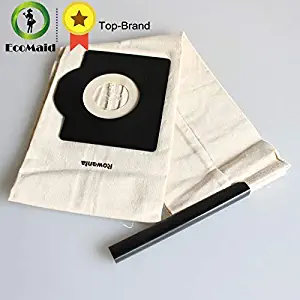 HEVENSA - Ecomaid Vacuum Bag,Washable Dust Bag for Vacuum Rowenta,Karcher,HR6675,alaska,fakir,fif,wirbel,soteco,foma etc.