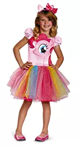 Disguise Hasbro's My Little Pony Pinkie Pie Tutu Prestige Girls Costume, Small/4-6x