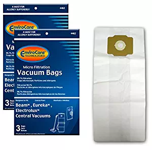 EnviroCare 6 Eureka Beam Electrolux Star-Brute Kenmore Mastercraft Nutone Central Vacuum Bags 110360 90610