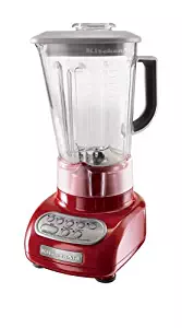 KitchenAid KSB560ER 5-Speed Blender with Polycarbonate Jar, Empire Red