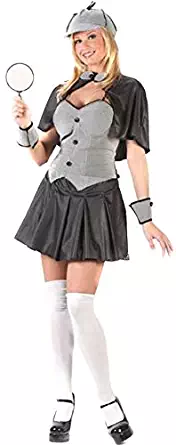 Women's Sexy Sherlock Holmes Costume (Small 2-8)