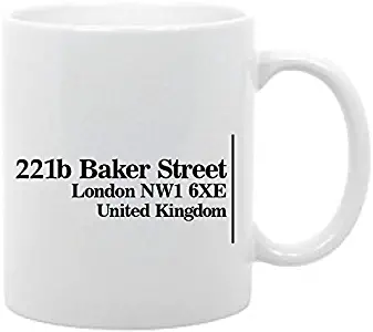 211B Sherlock Holmes Coffee Mug 11oz.