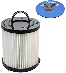 HQRP HEPA Filter Works with Eureka in-Reach 8810AVZ, Pet Lover Deluxe 8811AVZ, Pet Lover Plus 8862AVZ 8863AVZ, FilterAir 8871AZ, CompleteClean 8873AZ, 8810 8870 Series Upright Vacuums Plus Coaster