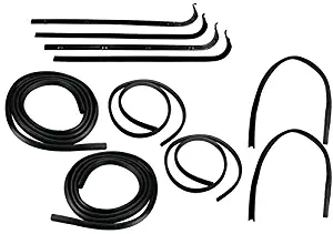 1A Auto Door & Window Run Channel Sweeps Seals Kit for 67-70 Ford F-Series Pickup Truck