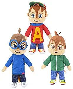 Alvin and the Chipmunks 8.5" Plush Set - Simon and Theodore
