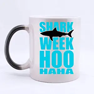 Popular Funny Jaws Coffee Mug - Shark Bait HooHaha Morphing Coffee Mug or Tea Cup,Ceramic Material Mugs - 11 oz