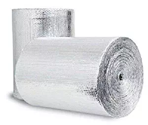 Double Bubble Reflective Foil Insulation: (48 in X 10 Ft Roll) Industrial Strength, Commercial Grade, No Tear, Radiant Barrier Wrap for Weatherproofing Attics, Windows, Garages, RV's, Ducts & More! &hellip;