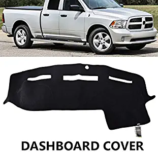 XUKEY Dashboard Cover for Dodge Ram 1500 2500 3500 2011-2018 Dash Cover Mat