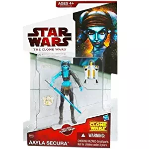 Star Wars The Clone Wars Aayla Secura CW40 - 3-3/4 Inch Scale Action Figure