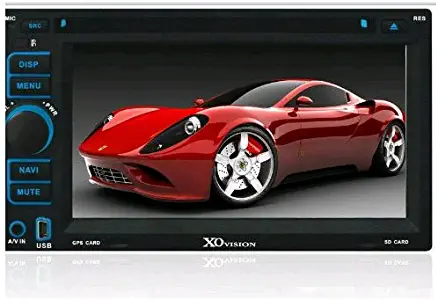 XO Vision 7" DDIN Touch Screen Receiver with Built-in Navigation