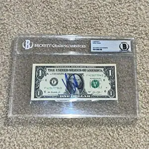 Authentic Autographed Mark Cuban $1 Bill Shark Tank Dallas Mavericks Owner Billionaire Beckett