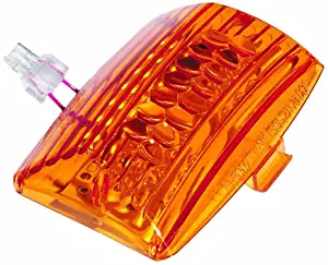 Adjure FT1002 Amber Front LED Replacement Motorcycle Fender Tip Light for Harley Davidson FL