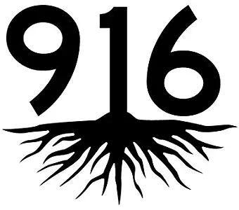 JMM Industries 916 Roots California Area Code CA Vinyl Decal Sticker Black Car Window Bumper 5.5 Inches Premium Quality UV Resistant Laminate ACS0312