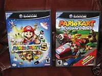 Nintendo GameCube MARIO KART: DOUBLE DASH and MARIO Party 5 VIDEO GAMES Combo!!! Gamecube Version