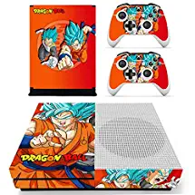 SON GOKU Xbox One S Skin Set Full Faceplates Skin Console & Controller Decal Stickers by KAJAL MANI