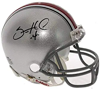 Authentic Autographed Santonio Holmes Ohio State Buckeyes Replica Mini Helmet ~ Certified