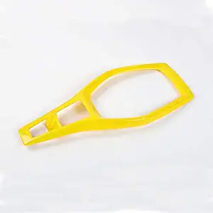 hors ABS Accessories Styling Anti Scratch Protection Decoration Frame Cover Trim Cap for Bumblebee Chevrolet Camaro SS RS LT ZL1 2017+ (Center Dashboard Gear Shift Knob Panel Frame, Yellow)