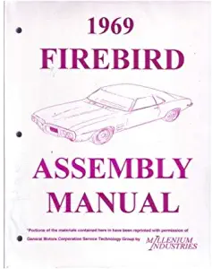 1969 Pontiac Firebird Assembly Manual Book Rebuild Instructions Illustrations