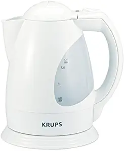 Krups FLA1J1-70 AquaControl Plus Kettle, White, DISCONTINUED