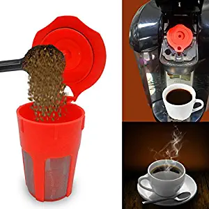 Coffee Reusable, Reusable Replacement Coffee Filter for Keurig 2.0 K500 K400 Brewers, Home Kitchen Bathroom Decor