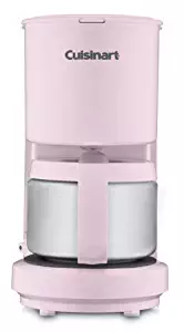 Cuisinart DCC-450PK 4-Cup Coffeemaker with Stainless Steel Carafe (Pink)