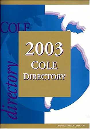 Cole Cross Reference Directory : Bend Richmond Oregon<span class=