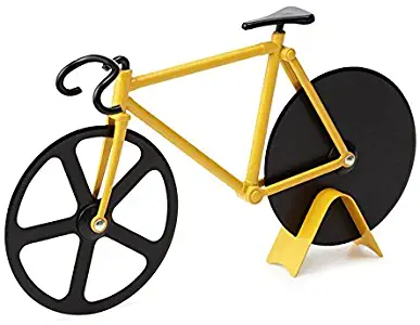 Acao Bicycle Design Stainless Steel Pizza Cutter Dual Wheel Slicer Pastry Tool Kitchen Aid