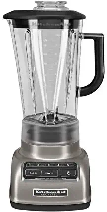 KitchenAid 5-Speed Blender RKSB1570CS, 56-Ounce, Silver (Renewed)