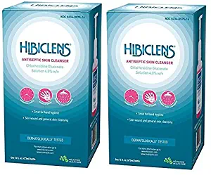 Hibiclens Antimicrobial Skin Liquid Soap with Foaming Pump, 16 Fluid Ounce (Pack of 2)